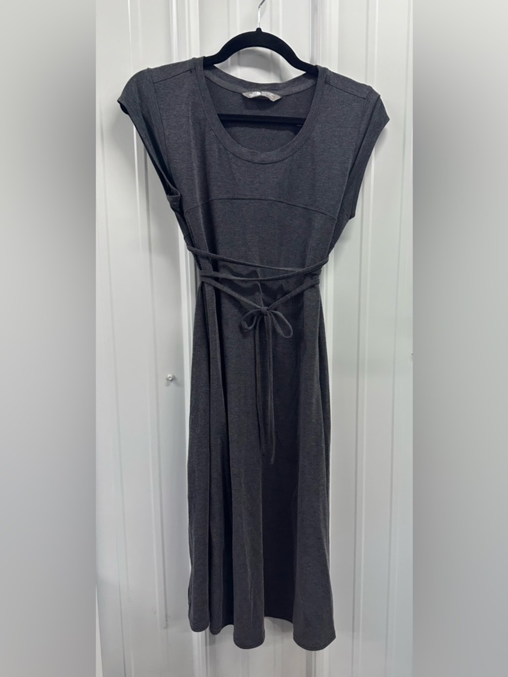 The North Face Medium Charcoal Tie-Waist Dress